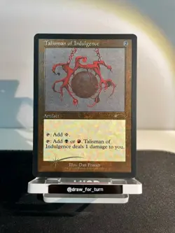 Talisman of Indulgence Retro Frame ETCHED FOIL | MTG | Secret Lair | Near Mint ✨ - Image 1