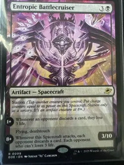 MTG Entropic Battlecruiser (0099) *Non-Foil* Base Rare Edge Of Eternities NM/MT - Image 1