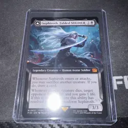 Mtg. Sephiroth, Fabled SOLDIER. #451. Borderless. Final Fantasy. Pack Fresh - Image 1