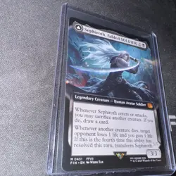 Mtg. Sephiroth, Fabled SOLDIER. #451. Borderless. Final Fantasy. Pack Fresh - Image 2
