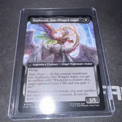 Mtg. Sephiroth, Fabled SOLDIER. #451. Borderless. Final Fantasy. Pack Fresh - Image 4
