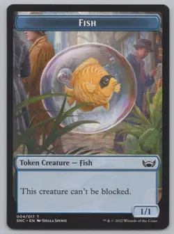 MTG (10) Fish Token - Streets of New Capenna (SNC) 4/17 -s65 - Image 2