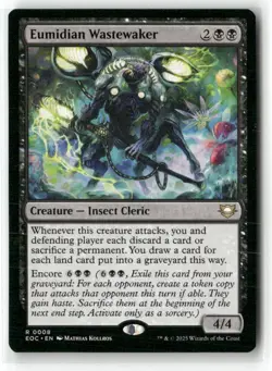Eumidian Wastewaker Commander: Edge of Eternities NM MAGIC MTG - Image 1