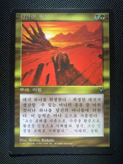 MTG Korean Visions Squandered Resources - Image 1