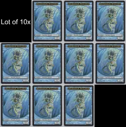 MTG (10) Merfolk Wizard Token - Lorwyn (LRW) 4/11 -s62 - Image 1