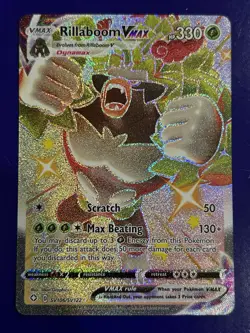 Rillaboom VMAX SV106/SV122 Shining Fates: Shiny Vault Holo Pokemon TCG - Image 1
