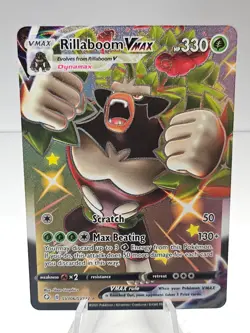 Rillaboom VMAX SV106/SV122 Shining Fates: Shiny Vault Holo Pokemon TCG - Image 1