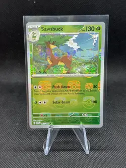 2025 Pokemon White Flare Uncommon Sawsbuck (Master Ball Pattern) 007/086 - Image 1