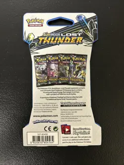 Pokemon TCG: Lost Thunder Sleeved Booster Pack Sun & Moon New Factory Sealed - Image 2