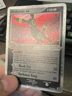 Pokemon Umbreon EX Unseen Forces Ultra Rare #112 Near Mint - Image 3