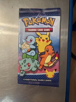 1X Pokemon 25th Anniversary McDonalds Promo Sealed Booster Card Free Shipping! - Image 1