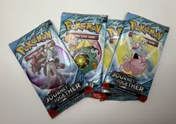 Pokemon TCG SV09 Journey Together Booster Pack Lot of 4x - Image 1
