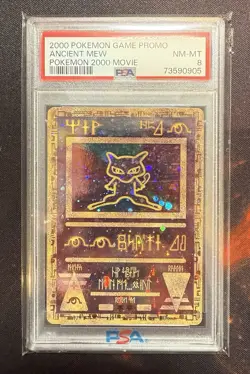 Ancient Mew Mint PSA 8 - 2000 Pokemon Movie Promo - Image 1