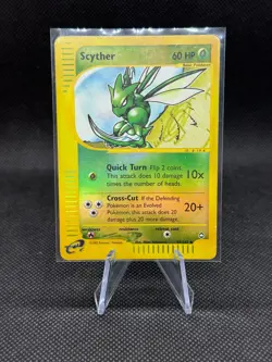 2002 Pokemon Aquapolis Uncommon Scyther 57 - Image 1
