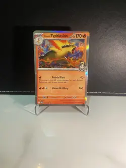 Ethan's Typhlosion S&V: Destined Rivals 034/182 Holo Rare Pokemon TCG - Image 1