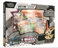Pokemon - Black Bolt & White Flare Unova Victini Illustration Collection 3 Boxes - Image 1