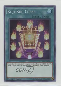 Kuji-Kiri Curse YuGiOh Speed Duel: Ignition Assault 1st Edition #IGAS-EN066 00jz - Image 1