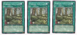 YUGIOH 3x Verdant Sanctuary CRMS-EN060 1st edition x 3 - Image 1