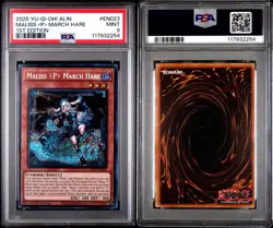 Yugioh ALIN-EN023 Maliss P March Hare Secret Rare 1st Edition PSA 9 - Image 3