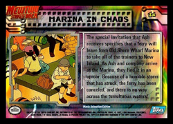1998 Topps Pokemon Mewtwo Strikes Back Card #14 - "Marina In Chads" - Image 2