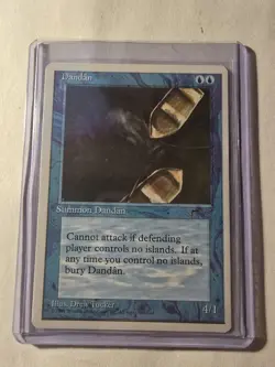 Dandan Magic The Gathering Blue 1995 Card Illus. Drew Tucker - Image 1