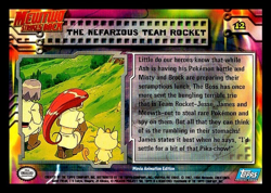 1998 Topps Pokemon Mewtwo Strikes Back Card #12 - "The Nefarious Team Rocket" - Image 2