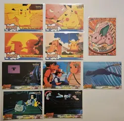 Topps Pokemon 10 Card Lot Vintage Lot #4 - LP - Image 1