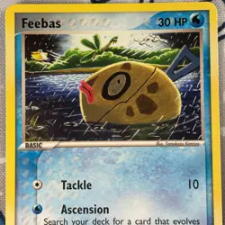 Feebas 61/101 Non Holo EX Hidden Legends Pokemon Card 2004 LP - Image 2