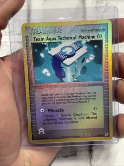 Pokemon Card Team Aqua Technical Machine 01 Team Magma vs 79/95 Reverse Holo LP - Image 1