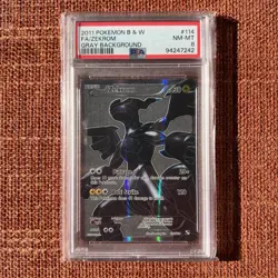 Zekrom 114/114 Full Art Holo Black & White Pokemon Card PSA 8 - Image 1