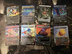 Magic The Gathering Secret Lair x Sonic Turbo Gear Foil Opened /w Bonus Card - Image 1