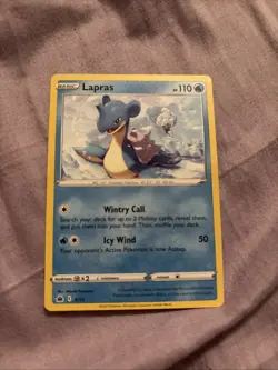 Pokemon TCG 2022 McDonald's Promo Card Lapras 6/15 - Image 1