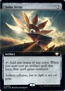 MTG Solar Array (Extended Art) (38) | NM | Cmd: Edge of Eternities (EOC) - Image 1