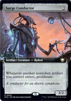 MTG Surge Conductor (Extended Art) (39) | NM | Cmd: Edge of Eternities {EOC} - Image 1