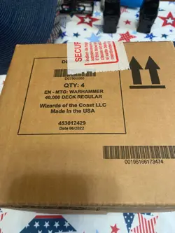 Magic the Gathering MtG Warhammer 40,000 40k Commander Decks Set of 4 Sealed - Image 1