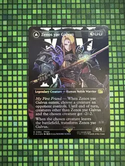 MTG Zenos yae Galvas #0384 Foil Borderless Rare FINAL FANTASY (FIN) - Image 1