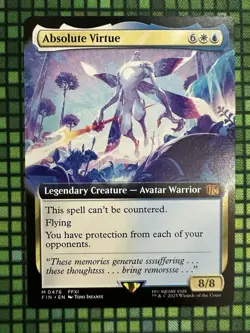MTG Absolute Virtue #0476 Extended Art Mythic FINAL FANTASY (FIN) - Image 2