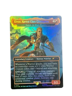 MTG Eivor, Raven Clan Champion/Najeela, The Blade-Blossom (Rainbow Foil) #1557 - Image 1