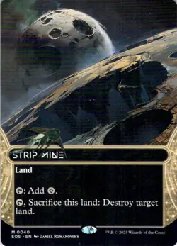 MTG Strip Mine (0040) (Borderless) (40) | NM | Edge of Eternities (EOS) IN HAND - Image 1