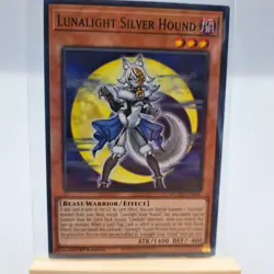 Yugioh TCG Trading Card Single Lunalight Silver Hound #006 Beast-Warrior - Image 1