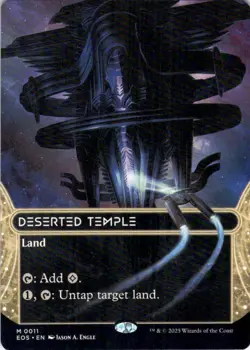 MTG Deserted Temple (Borderless) (11) | NM | Edge of Eternities (EOE) - Image 1