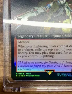 Lightning, Security Sergeant (Extended Art) Foil MTG: Final Fantasy #0462 NM - Image 4
