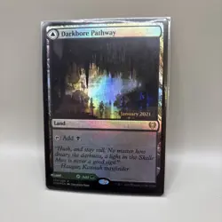 3x MTG Kaldheim Foil Rare Darkbore Pathway Slitherborne Pathway #254 - Image 2