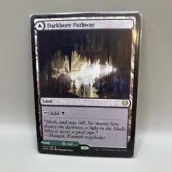 3x MTG Kaldheim Foil Rare Darkbore Pathway Slitherborne Pathway #254 - Image 4