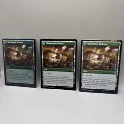 3x MTG Kaldheim Foil Rare Darkbore Pathway Slitherborne Pathway #254 - Image 5