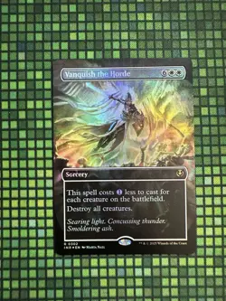 MTG Vanquish the Horde #0302 Foil Borderless Rare Innistrad Remastered (INR) - Image 1