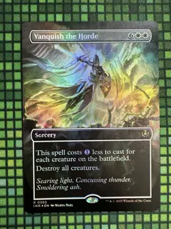 MTG Vanquish the Horde #0302 Foil Borderless Rare Innistrad Remastered (INR) - Image 2