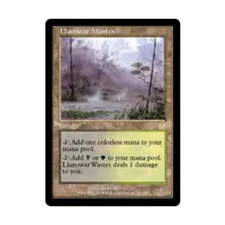 WOTC MtG Apocalypse Llanowar Wastes (R) EX - Image 1