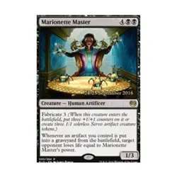 WOTC MtG Prerelease Promos Marionette Master (P) (Foil) VG - Image 1