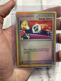Pokemon Energy Switch Reverse Holo 82/109 Pokemon Ruby & Sapphire MP Vintage TCG - Image 1